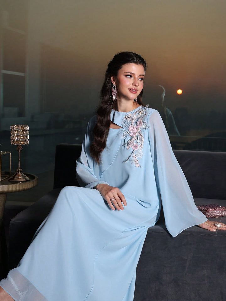 Rochie maxi SHEIN, albastru