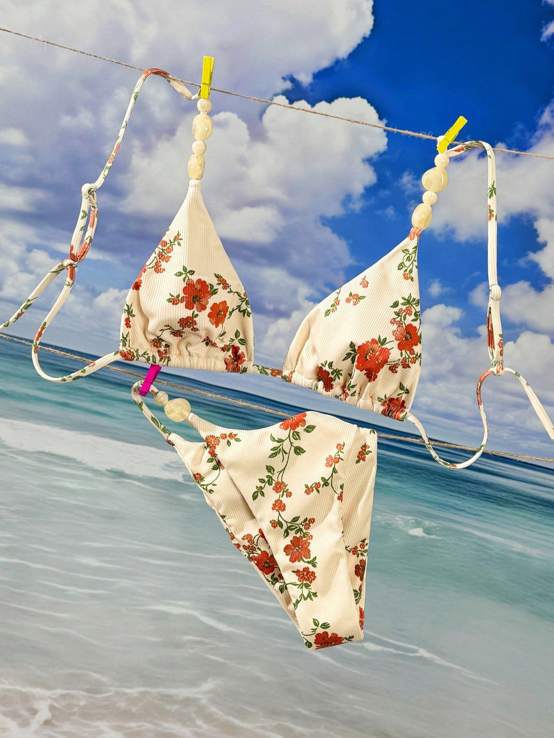 Set bikini SHEIN, mix culori