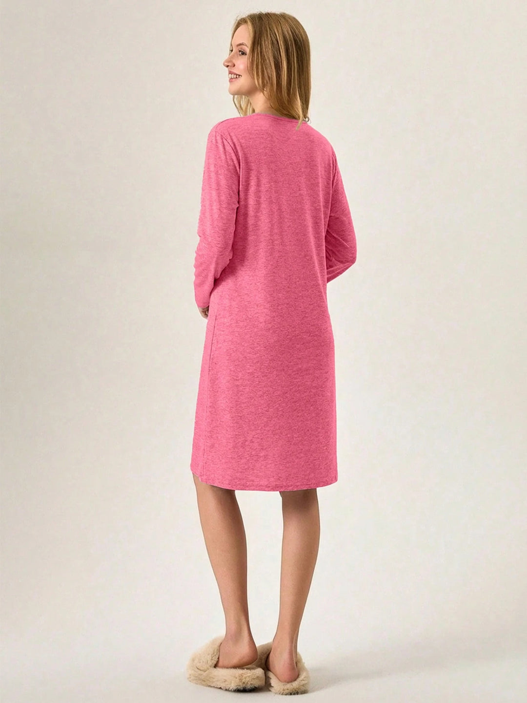Rochie de noapte SHEIN, roz