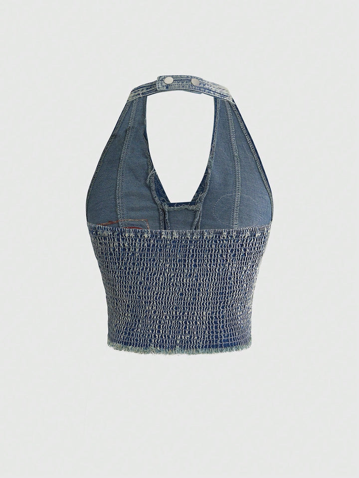 Top SHEIN, albastru