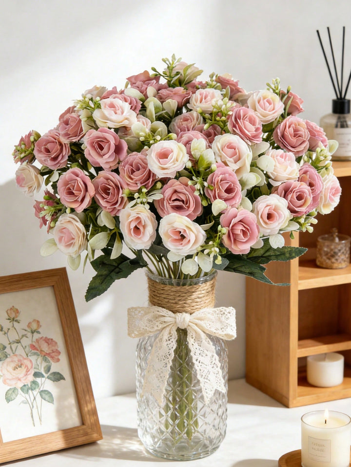 Floari artificiale SHEIN, roz