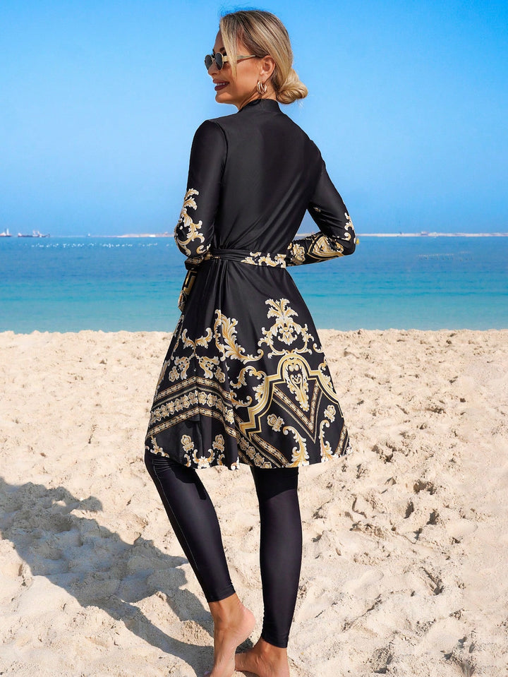 Costum de baie SHEIN, mix culori