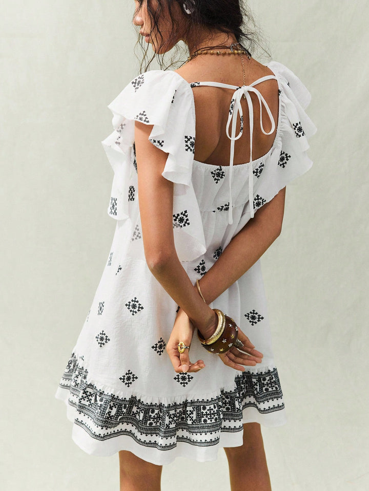 Rochie scurtă SHEIN, alb