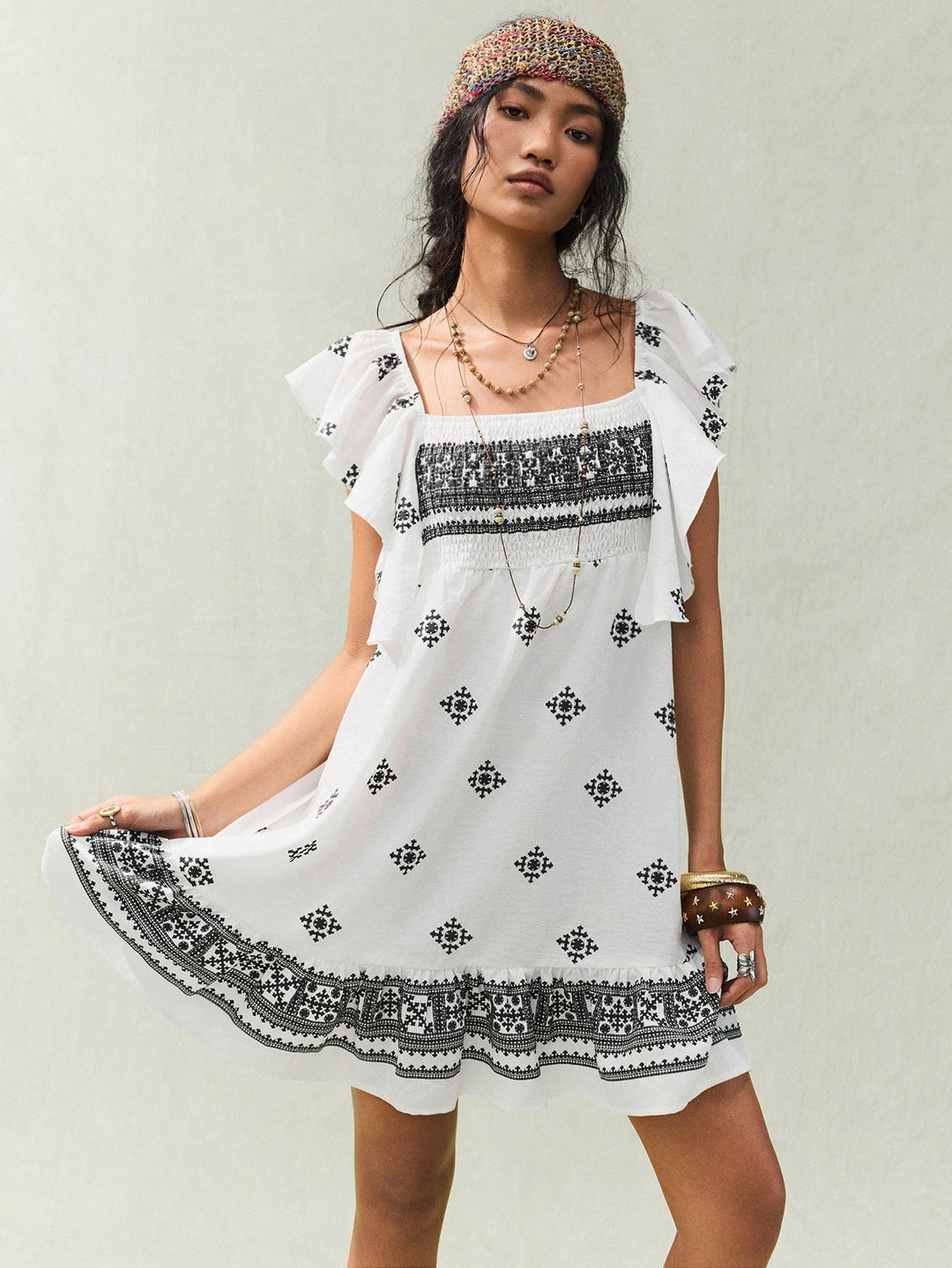 Rochie scurtă SHEIN, alb