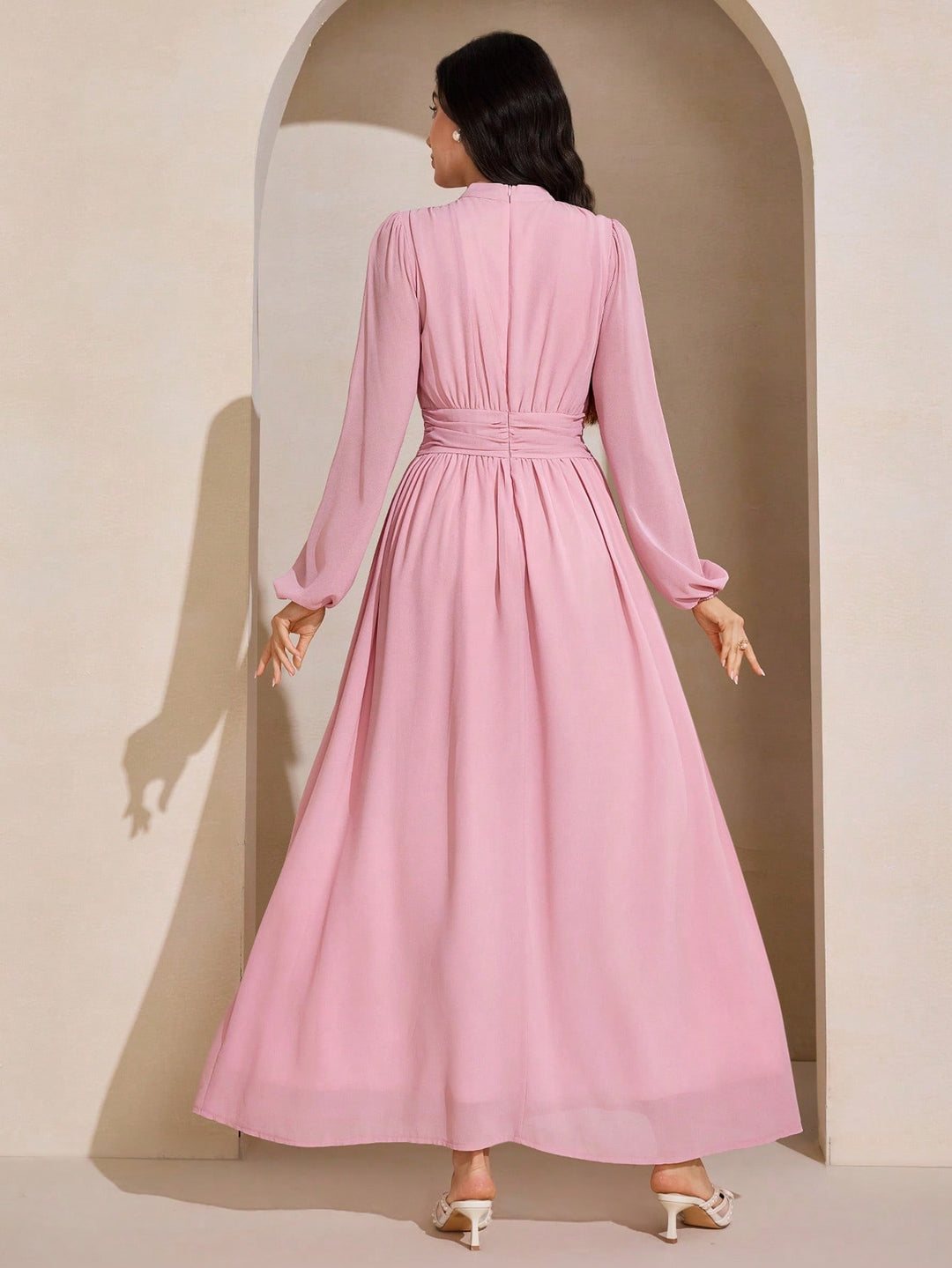 Rochie maxi SHEIN, roz