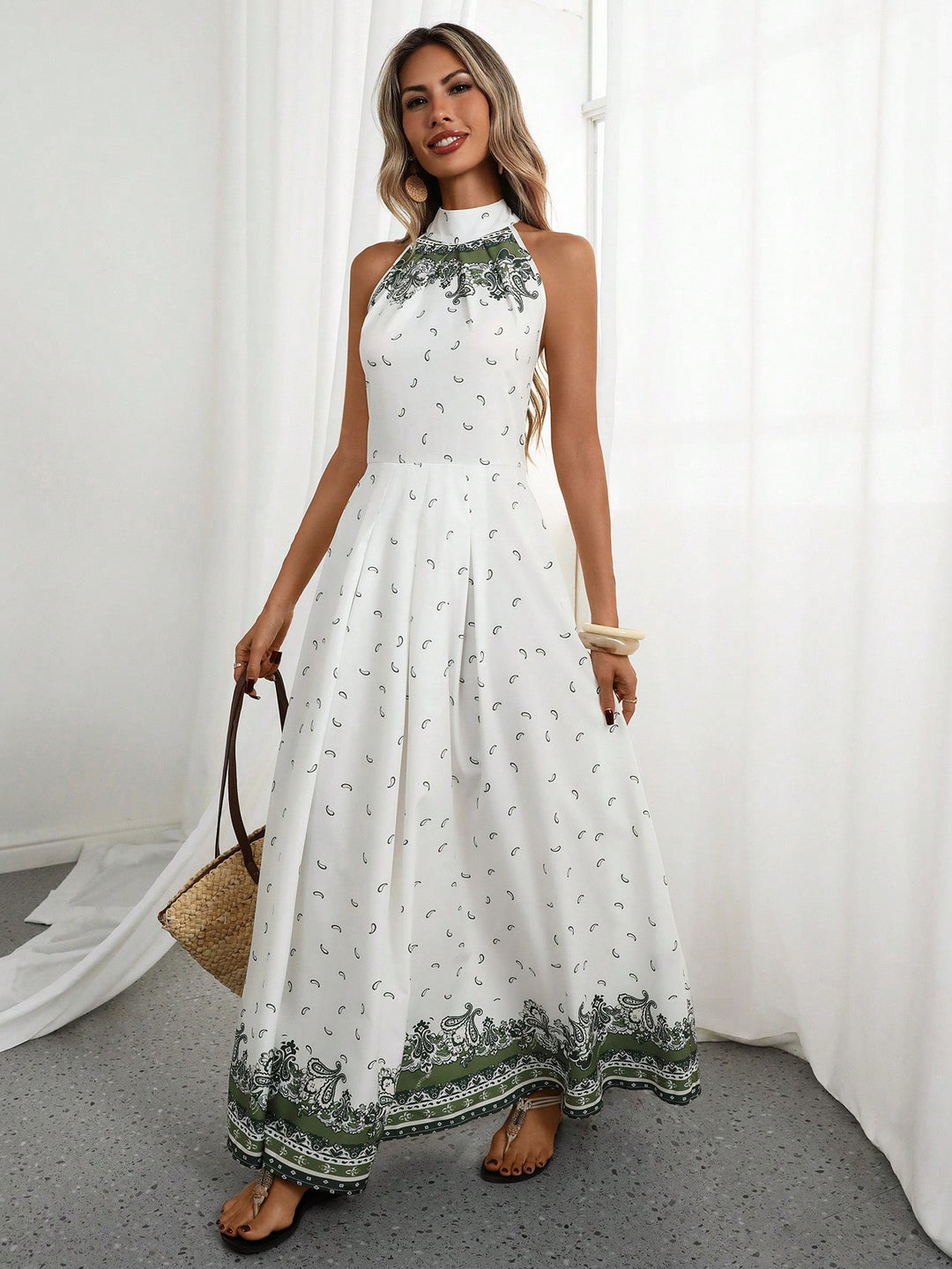 Rochie maxi SHEIN, mix culori