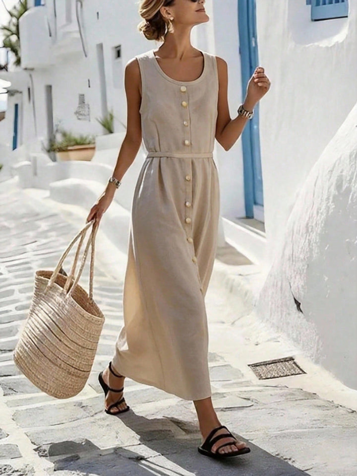 Rochie maxi SHEIN, kaki