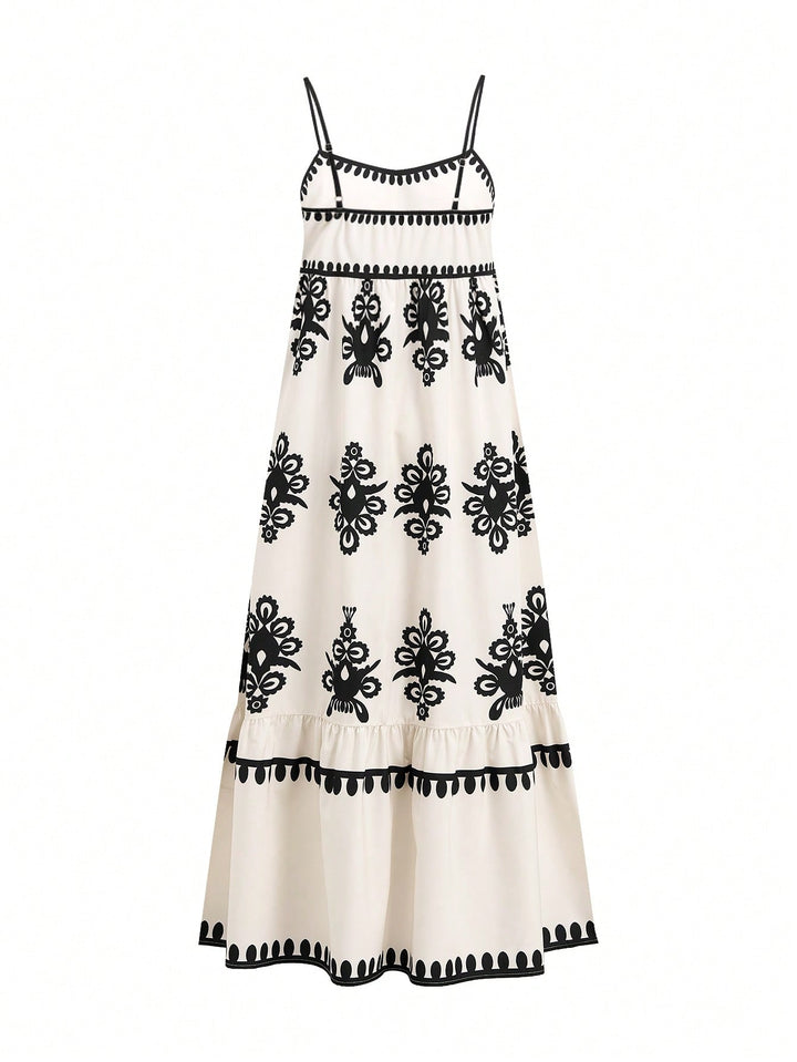 SHEIN maxi ruha, bézs