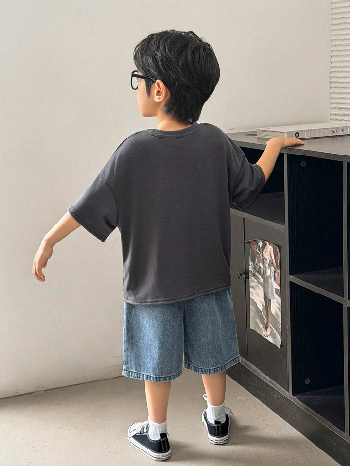 Tricou SHEIN, gri