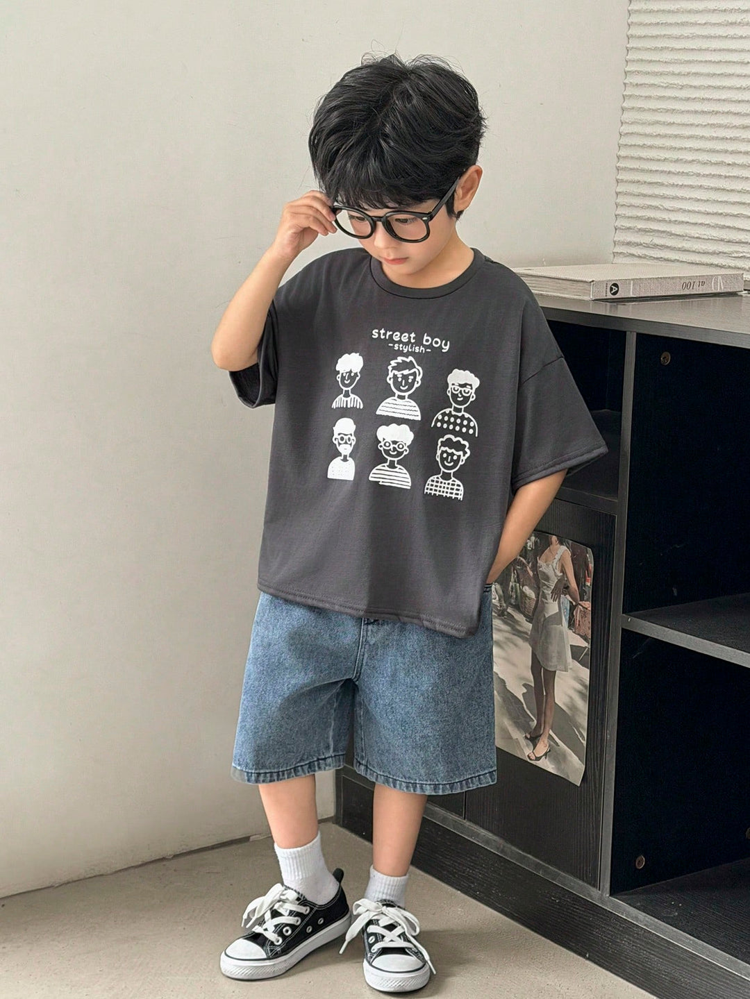 Tricou SHEIN, gri