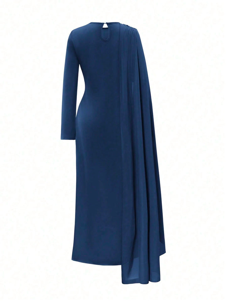 Rochie maxi SHEIN, albastru