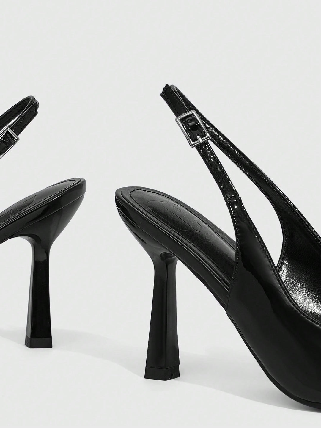 Pantofi cu toc SHEIN, negru