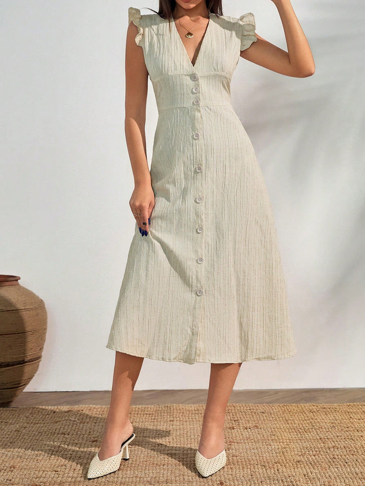 Rochie maxi SHEIN, bej