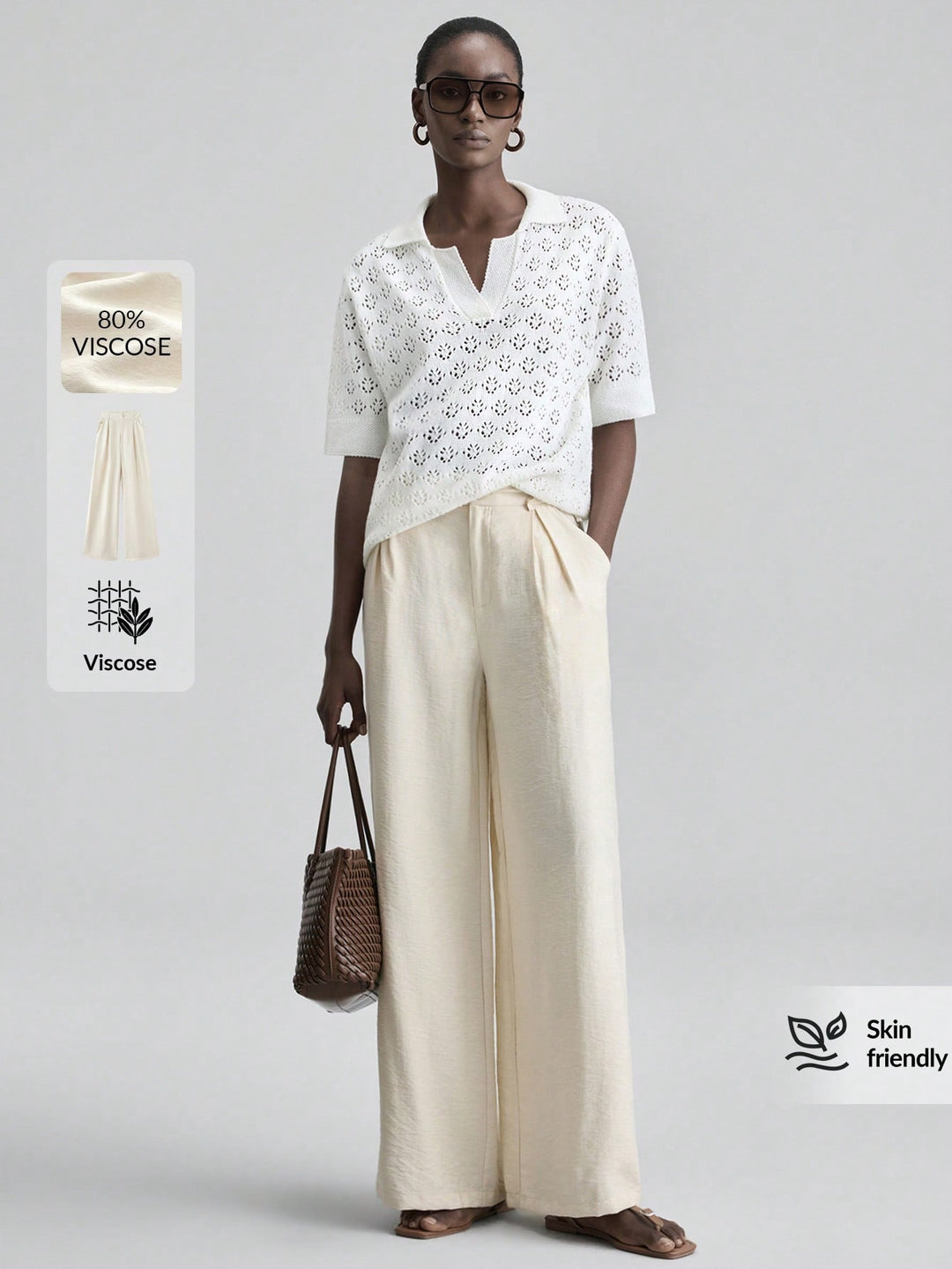 Pantaloni SHEIN, kaki