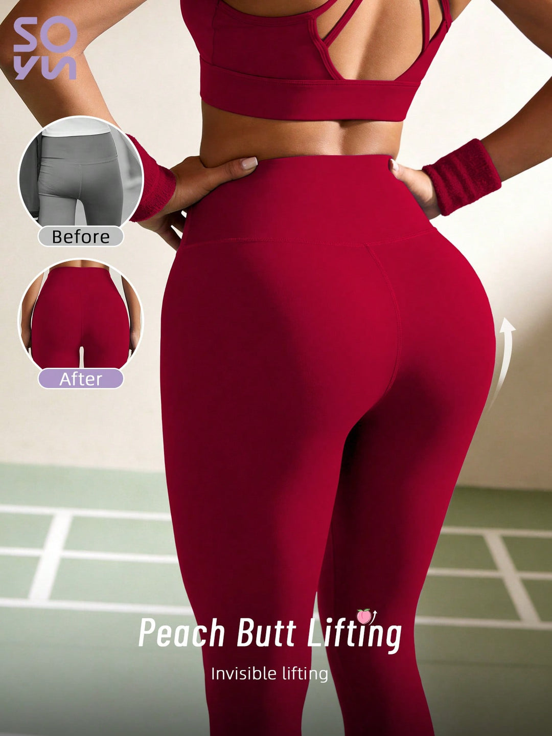 Pantaloni SHEIN, roșu