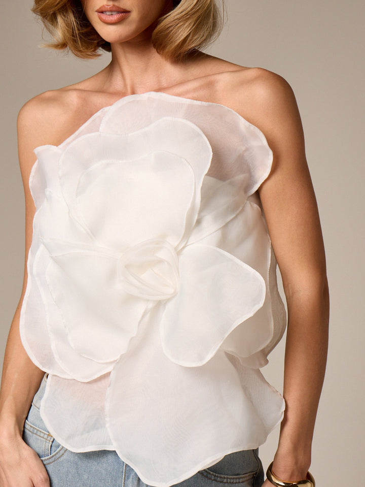 Top SHEIN, alb