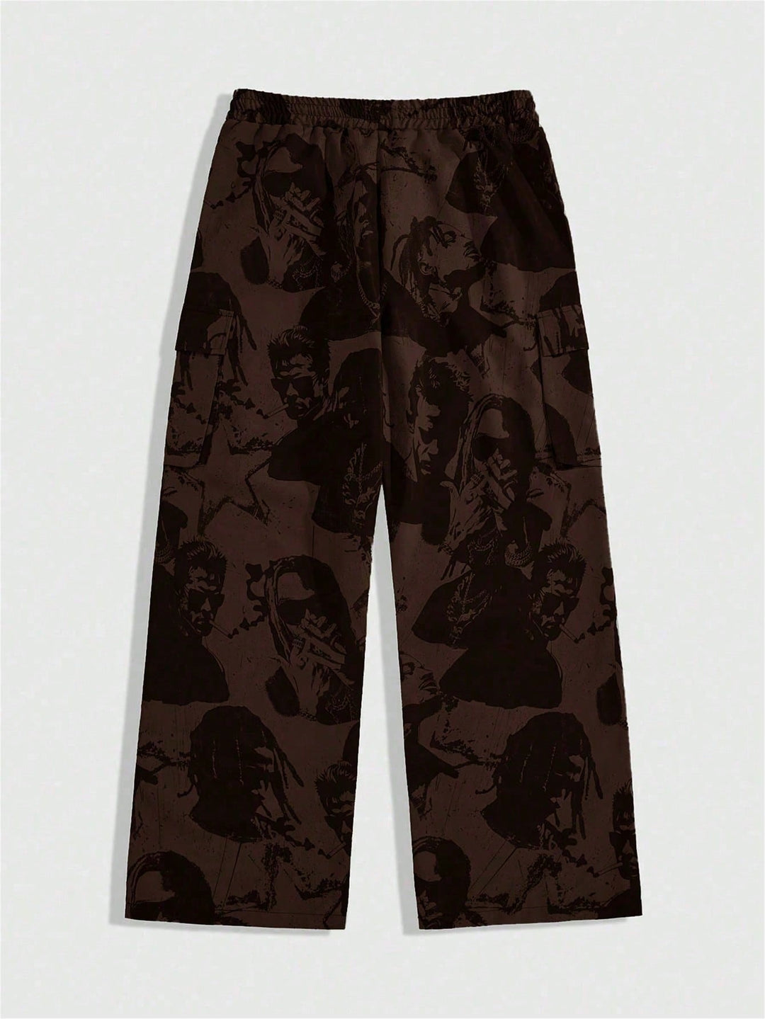 Pantalon SHEIN, maro