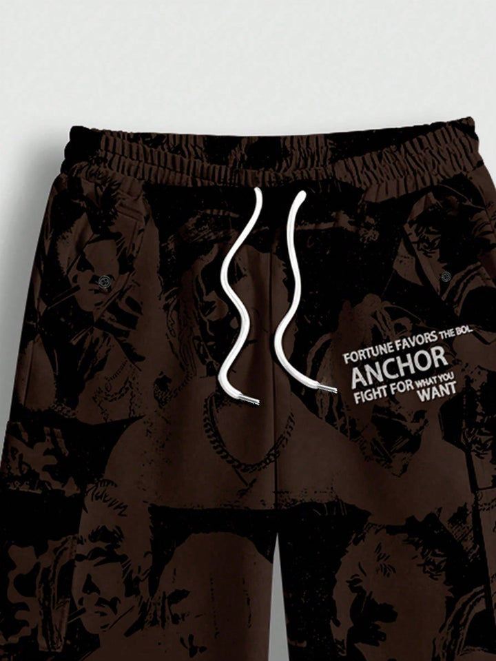 Pantalon SHEIN, maro