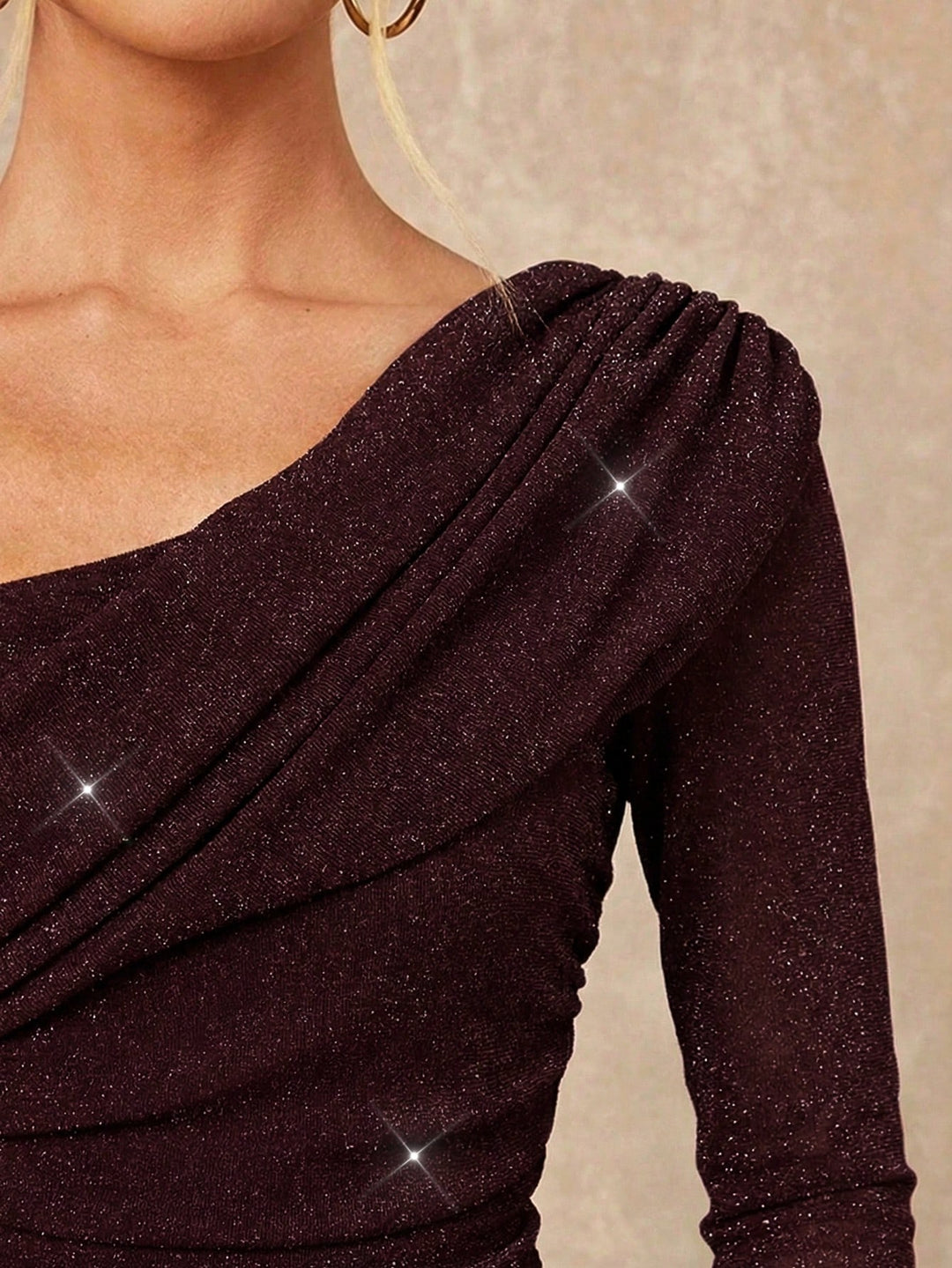 Rochie maxi SHEIN, vișiniu