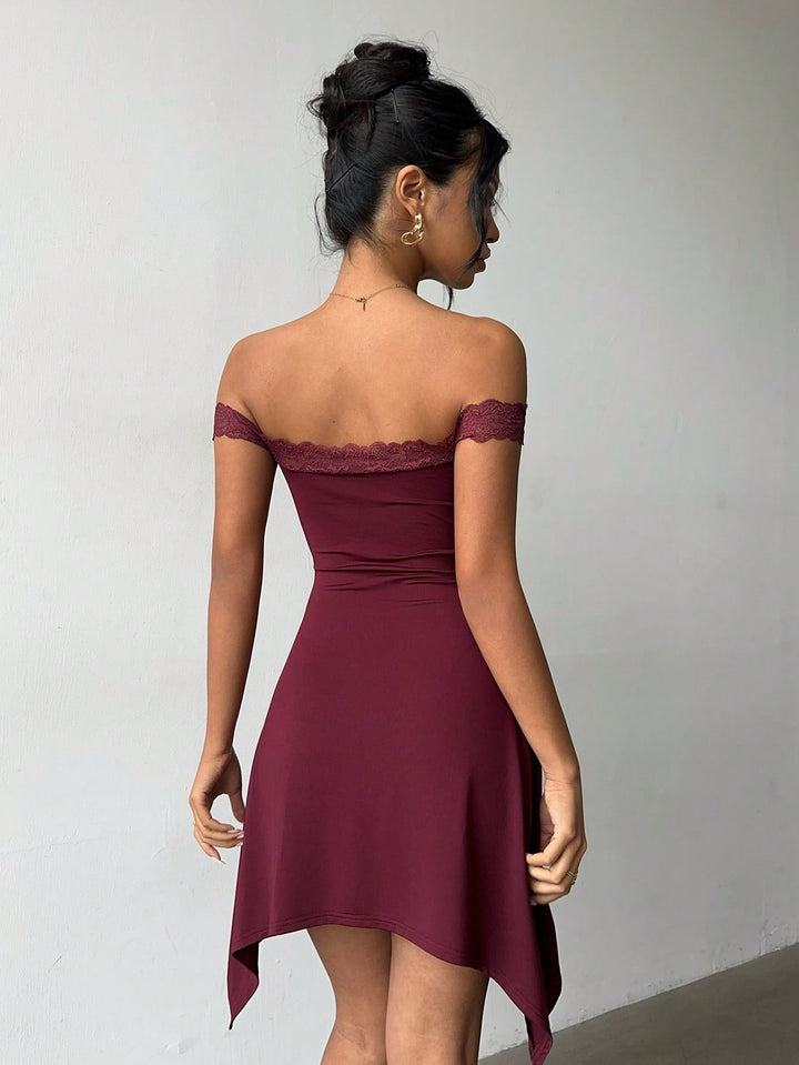 Rochie mini SHEIN, vișiniu
