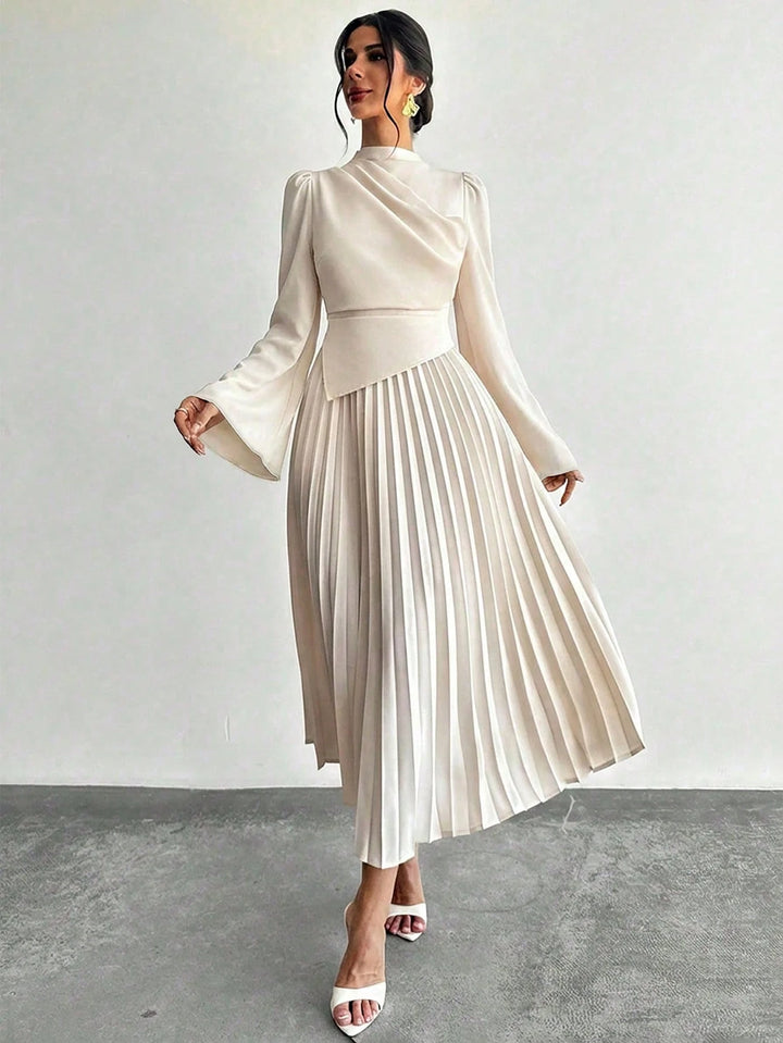 Rochie maxi SHEIN, crem