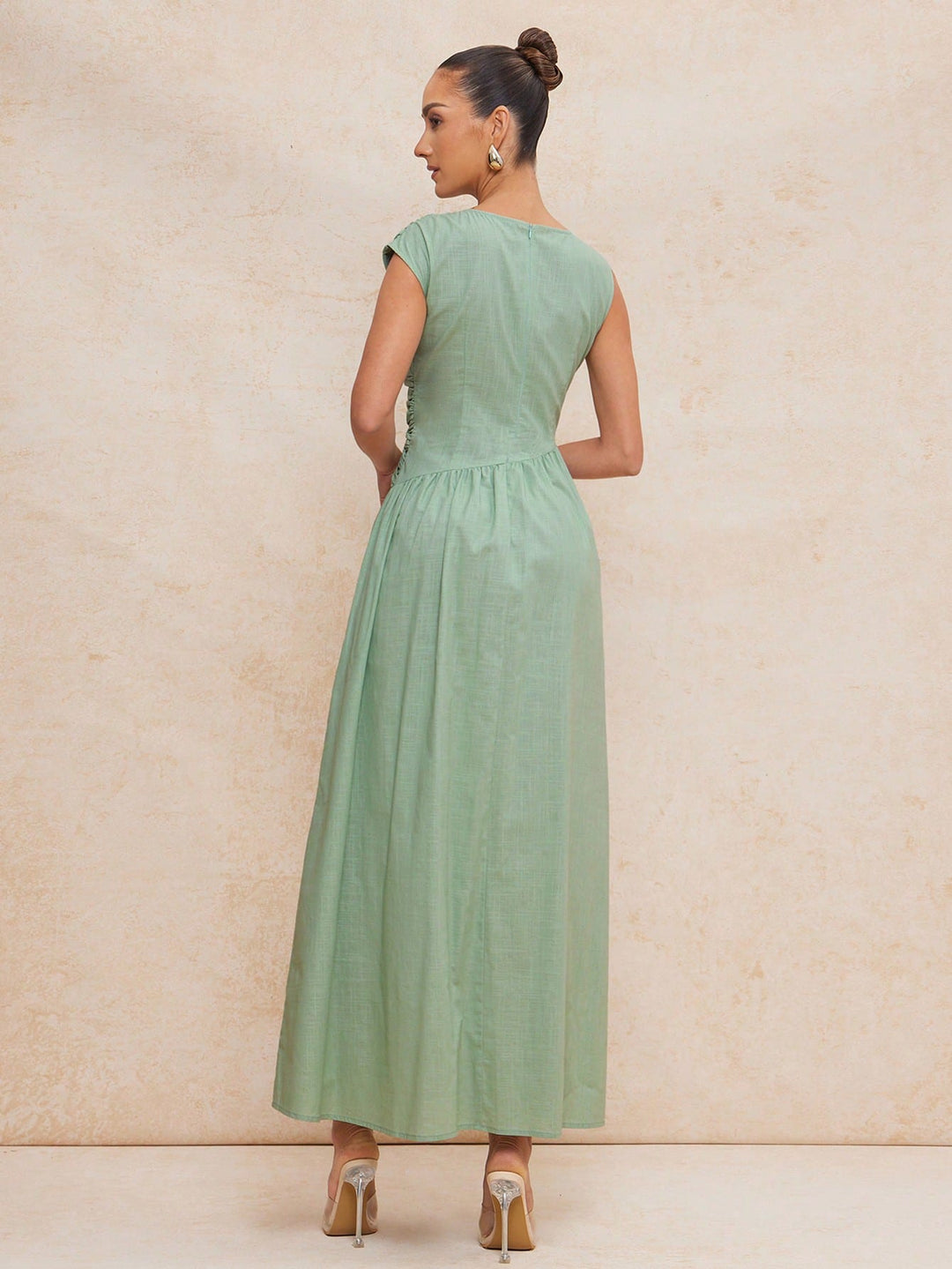 Rochie maxi SHEIN, verde