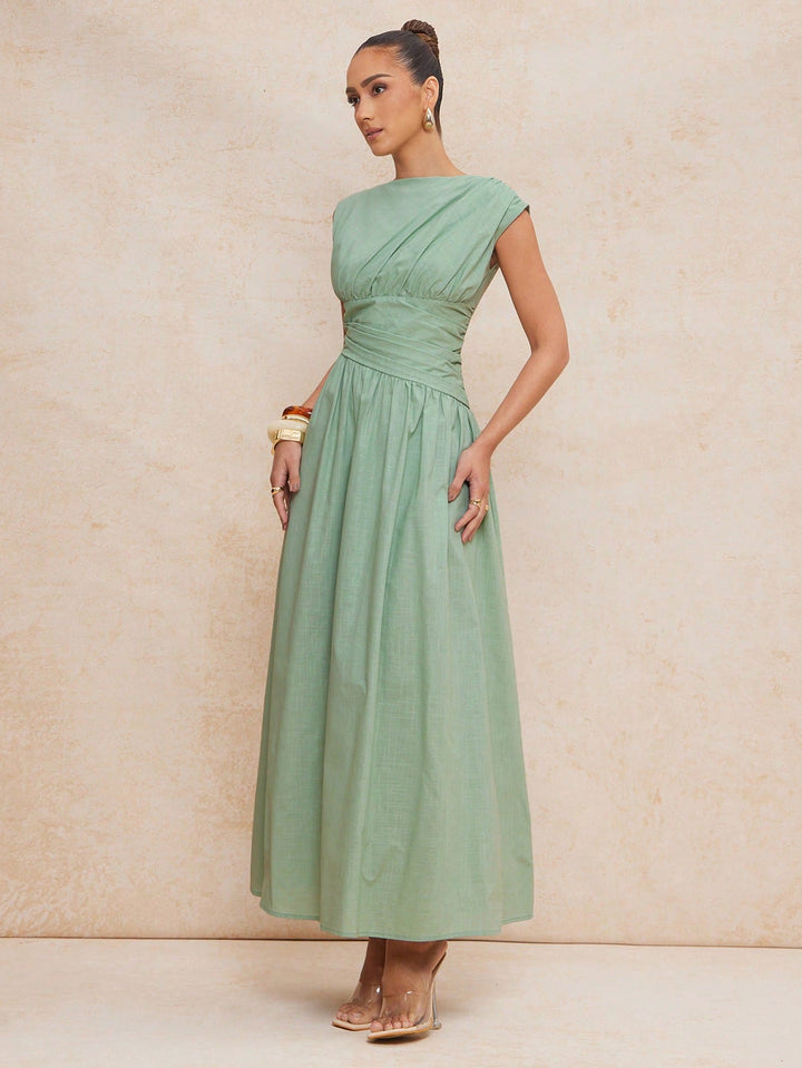 Rochie maxi SHEIN, verde