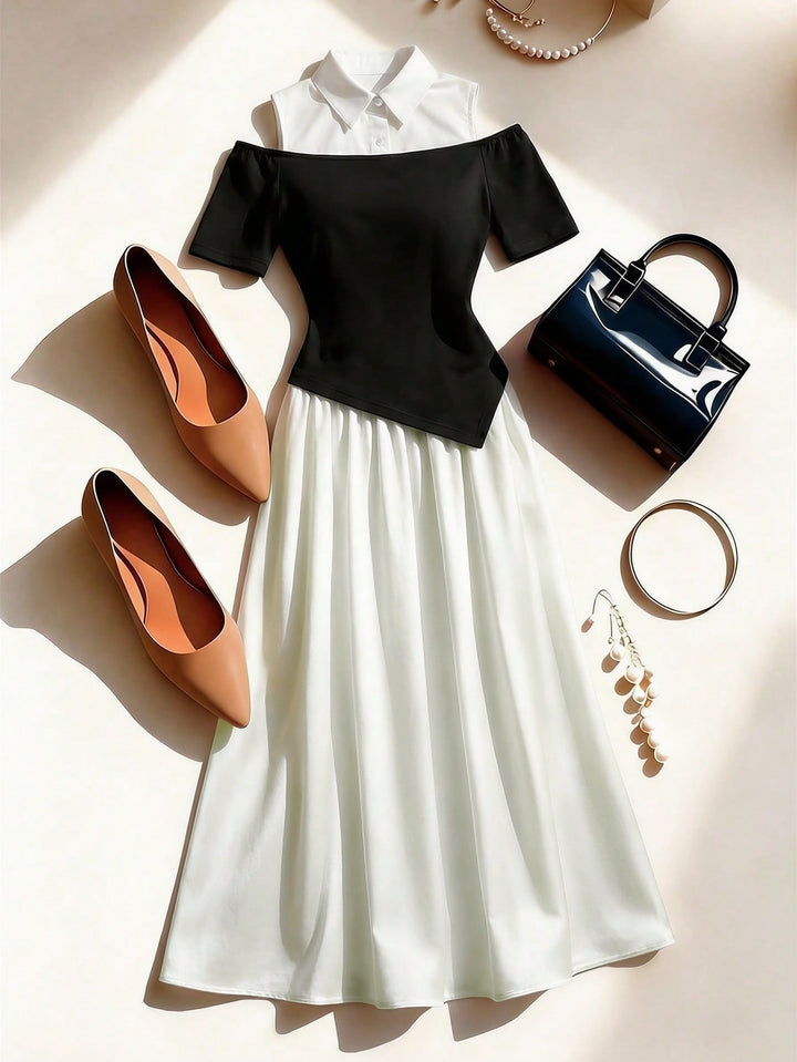 Rochie maxi SHEIN, negru