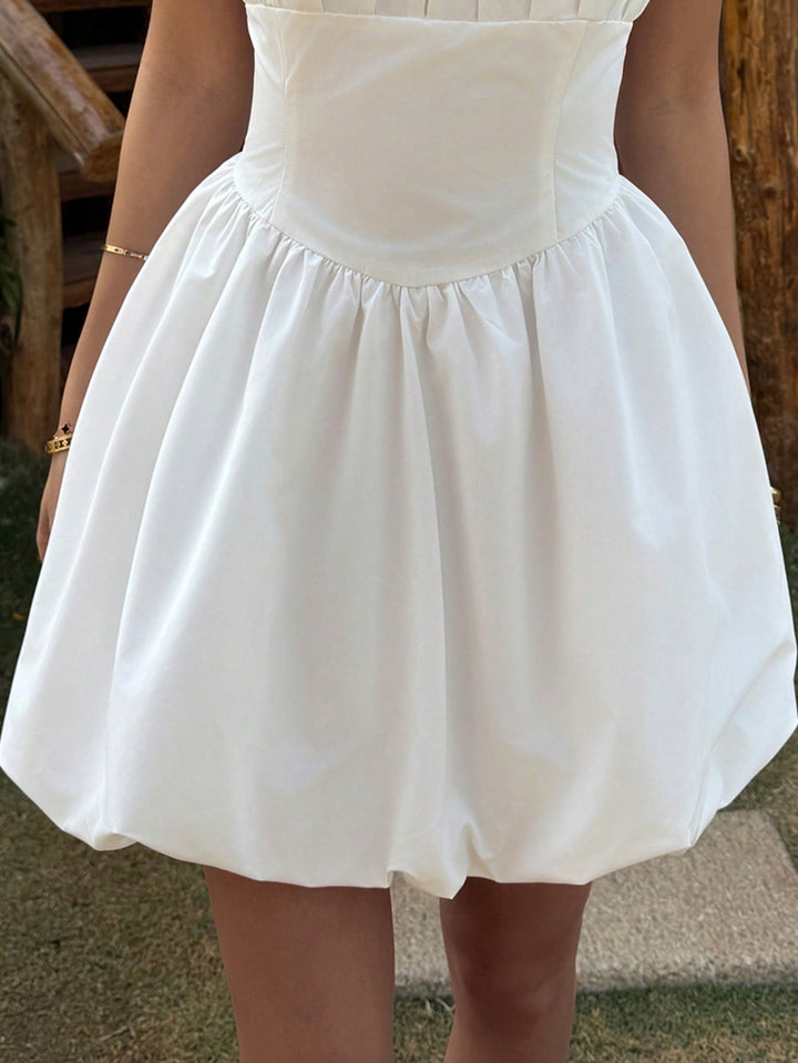 Rochie scurtă SHEIN, alb