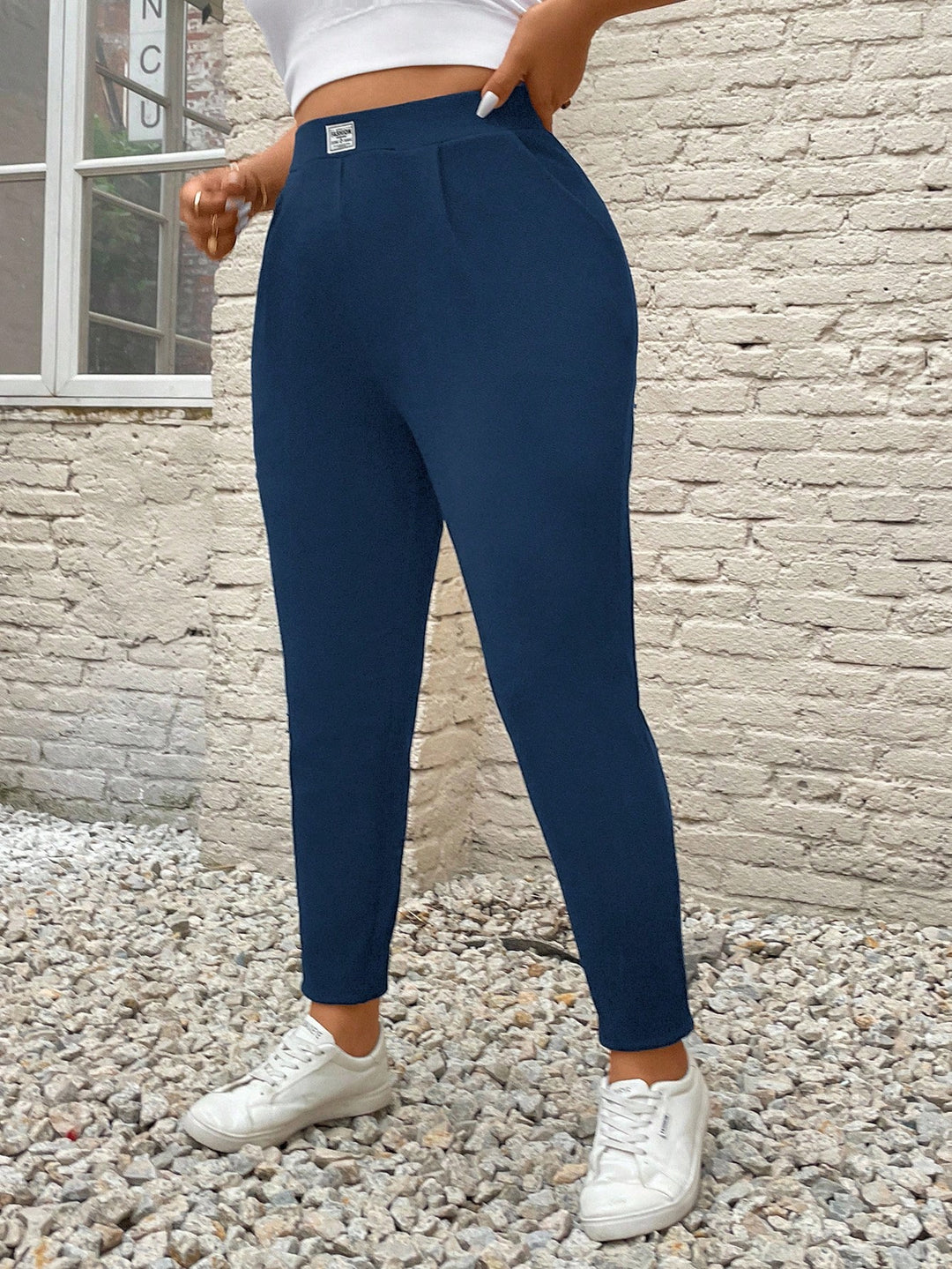 Pantaloni SHEIN, albastru