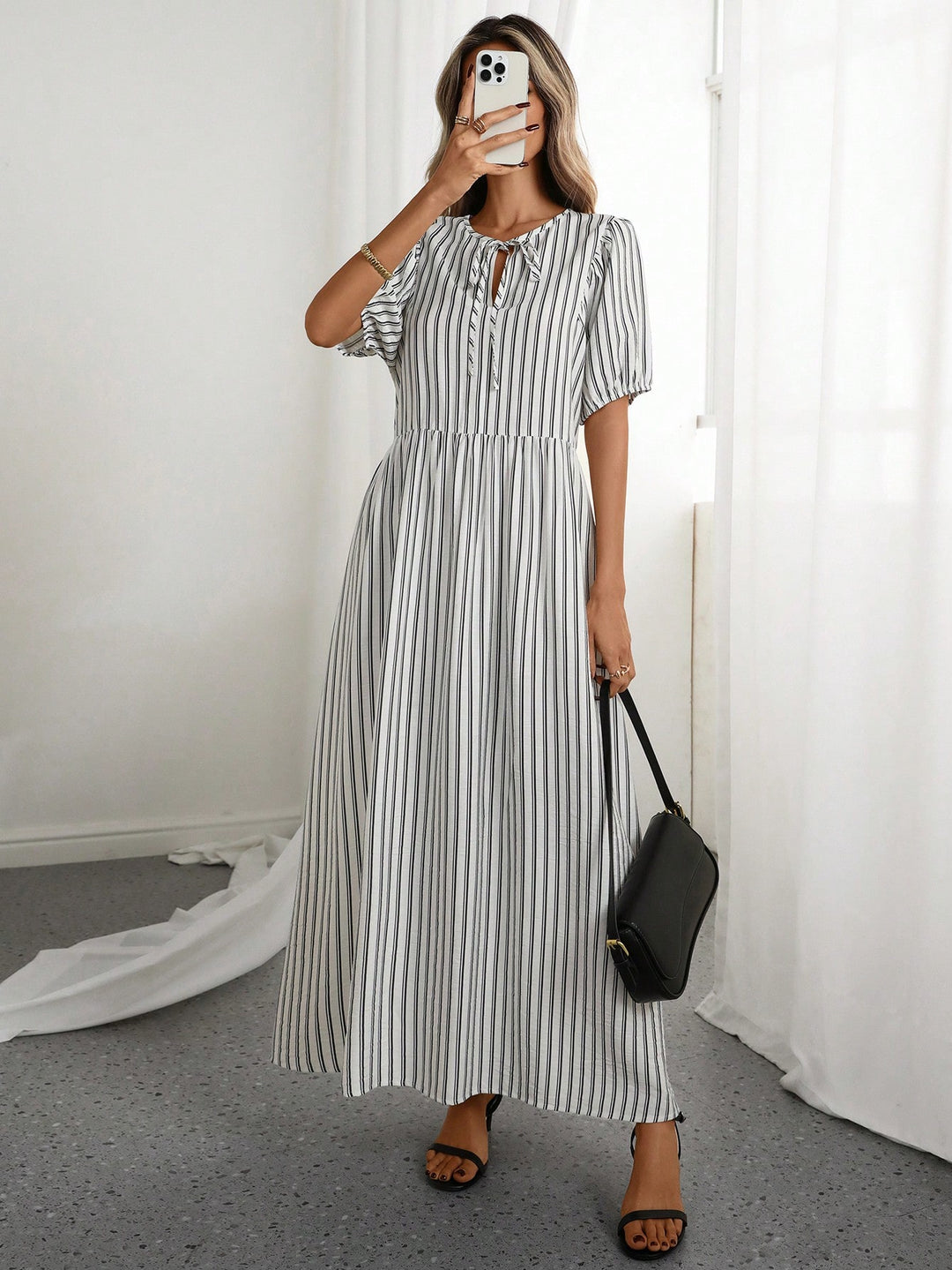 Rochie maxi SHEIN, negru