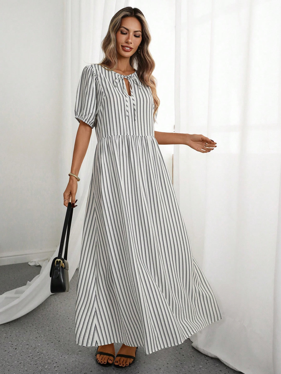 Rochie maxi SHEIN, negru