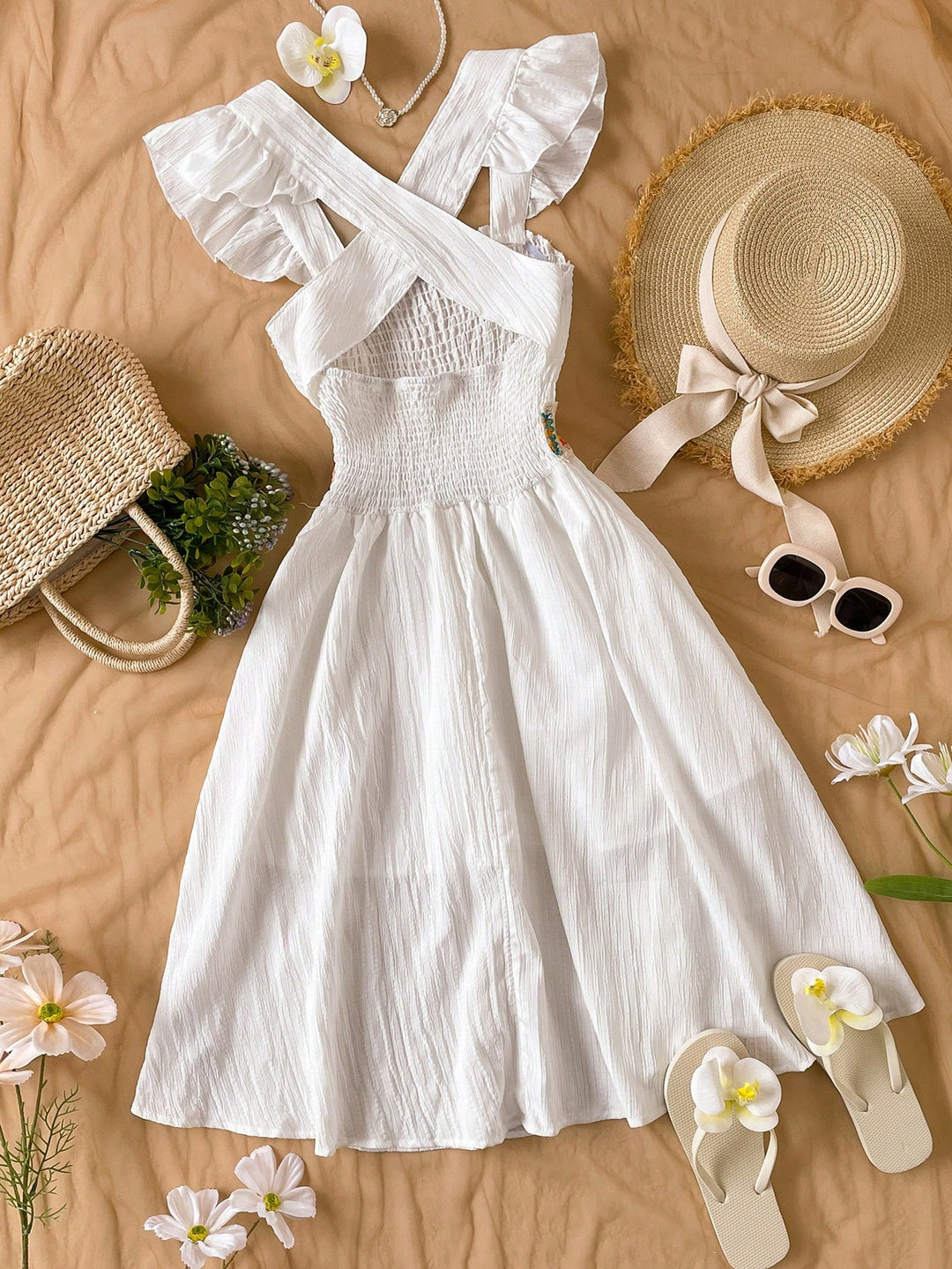 Rochie SHEIN, alb