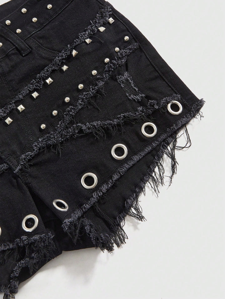 Pantaloni scurți SHEIN, negru