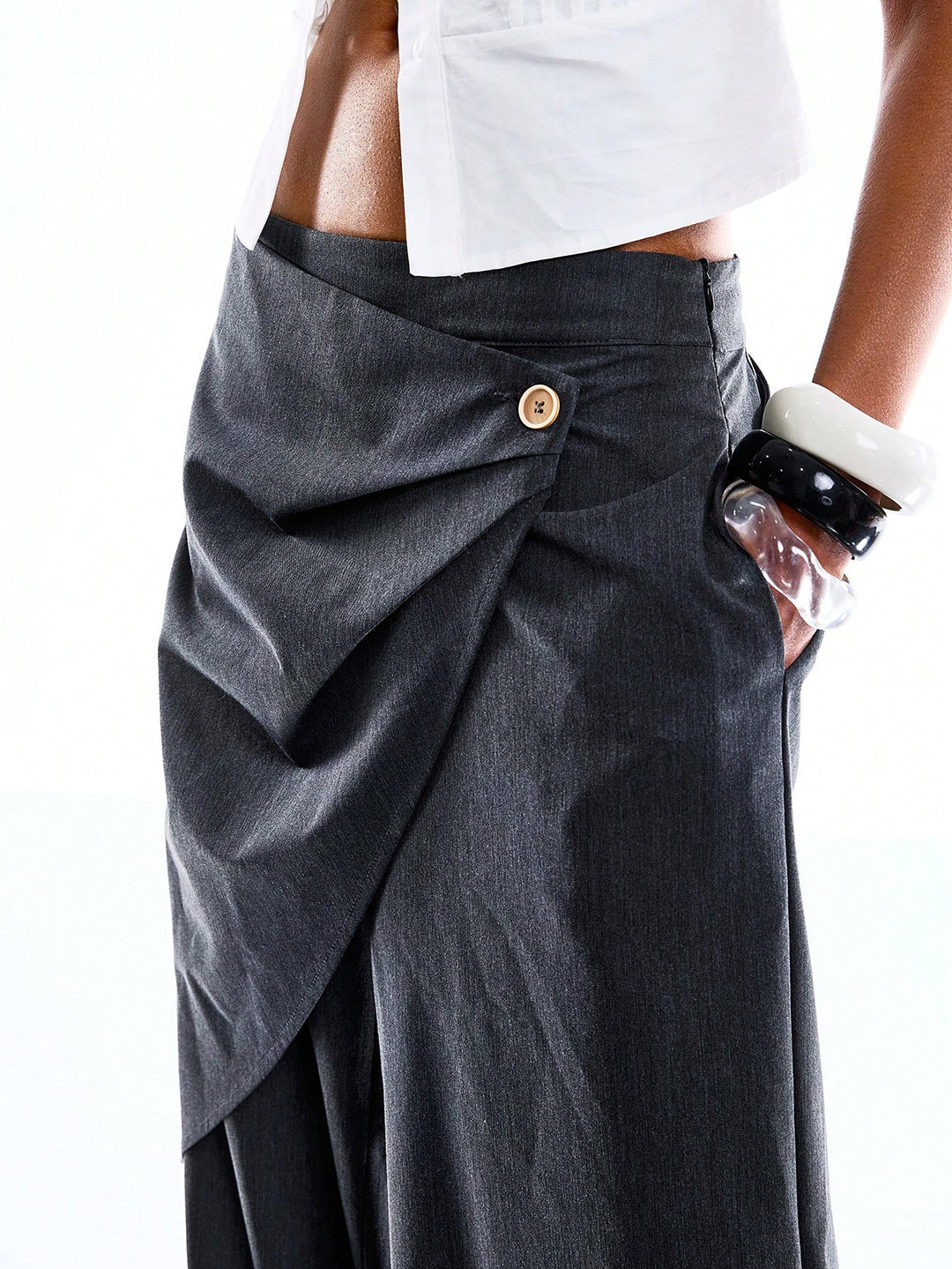 Pantaloni SHEIN, gri