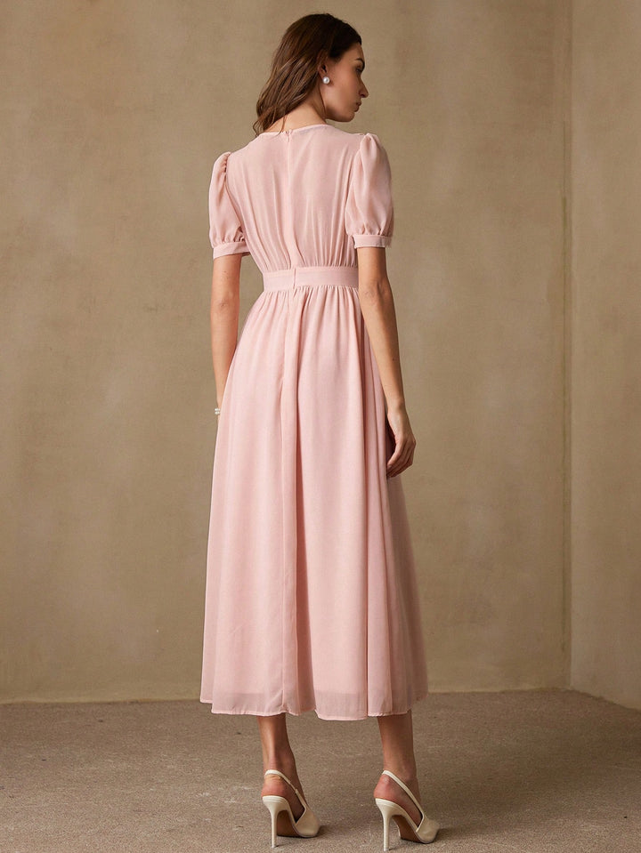 Rochie maxi SHEIN, roz