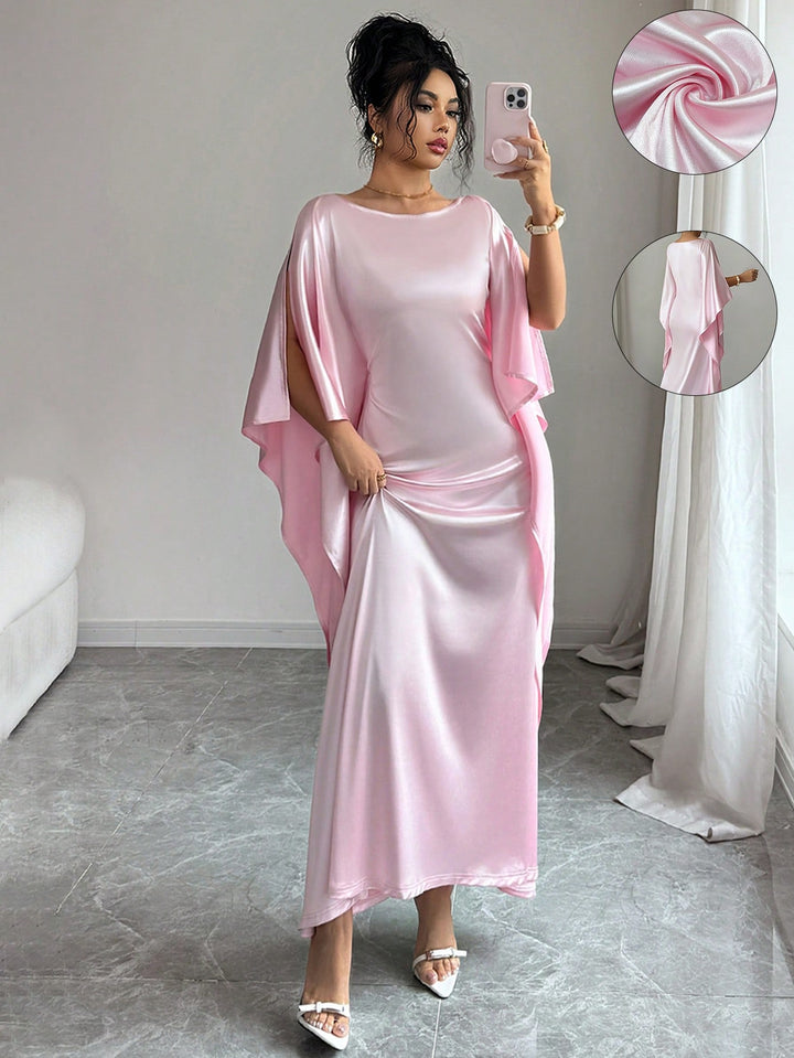 Rochie maxi SHEIN, roz