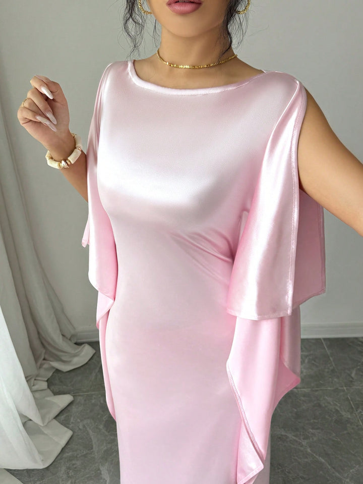 Rochie maxi SHEIN, roz