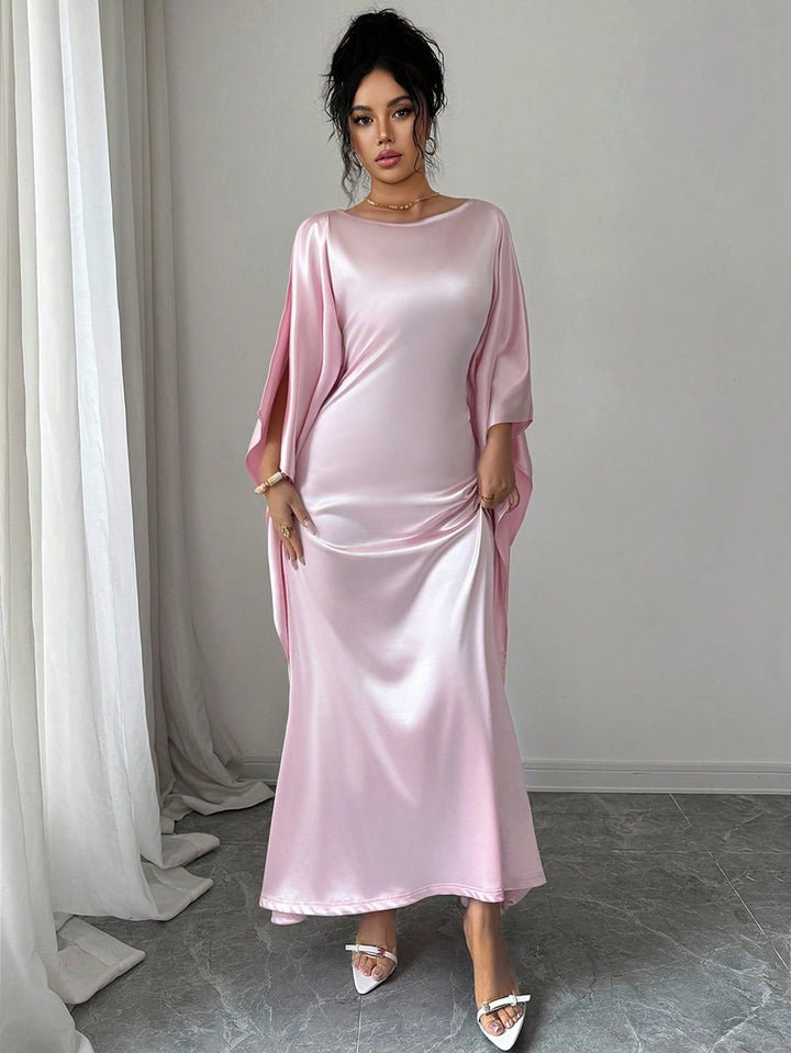Rochie maxi SHEIN, roz