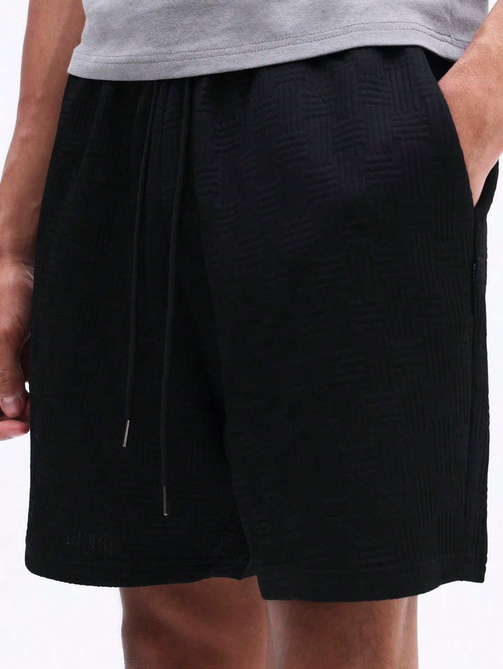 Pantaloni scurți SHEIN, negru