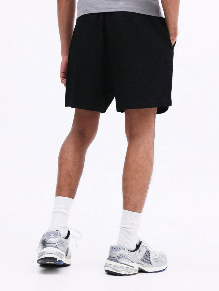 Pantaloni scurți SHEIN, negru