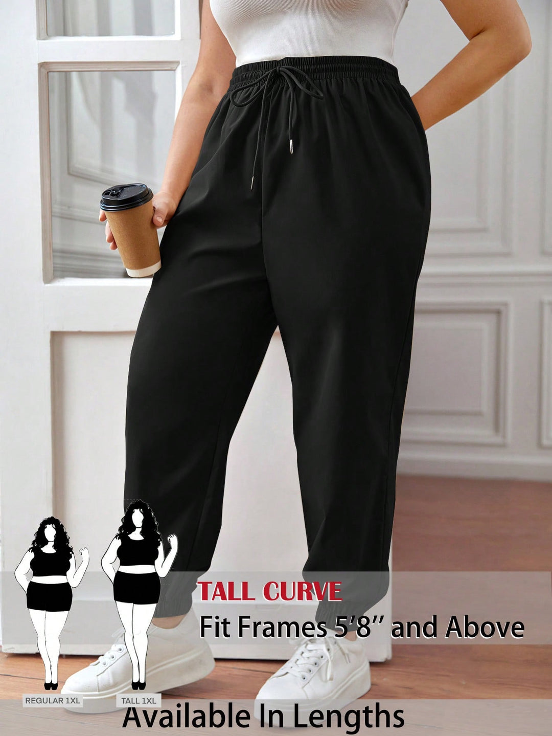 Pantaloni SHEIN, negru
