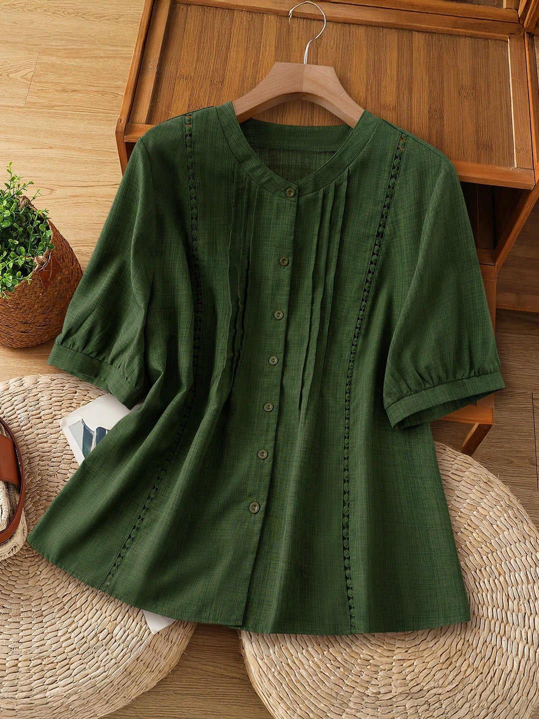 Bluză SHEIN, verde