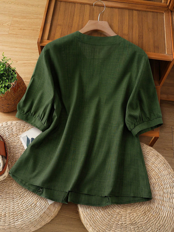 Bluză SHEIN, verde