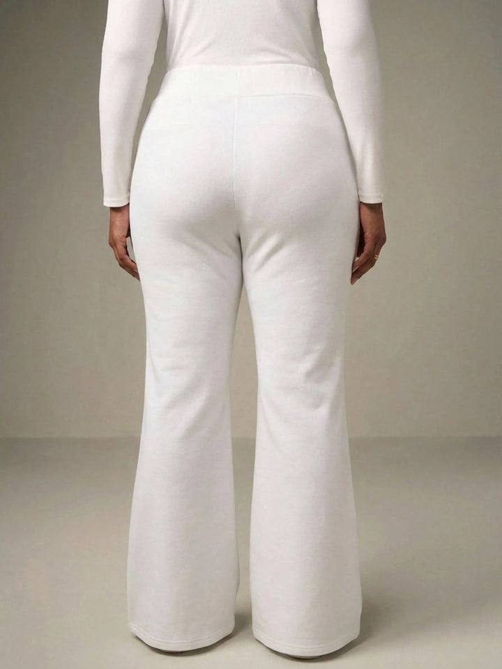 Pantaloni SHEIN, alb