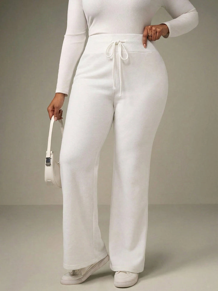 Pantaloni SHEIN, alb