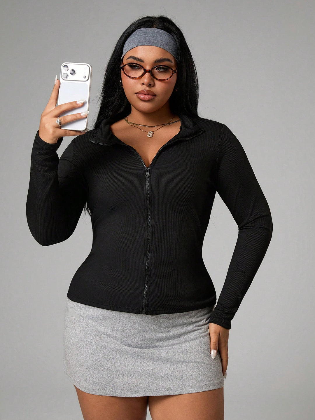 SHEIN Jacket, Black