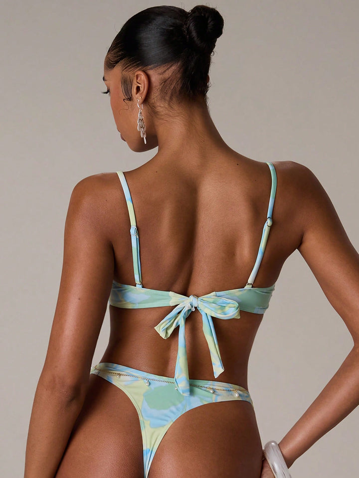 Set bikini SHEIN, albastru