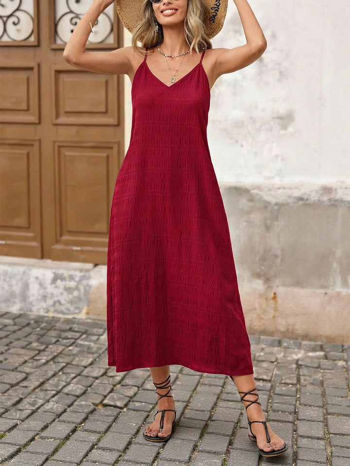 Rochie midi SHEIN, roșu