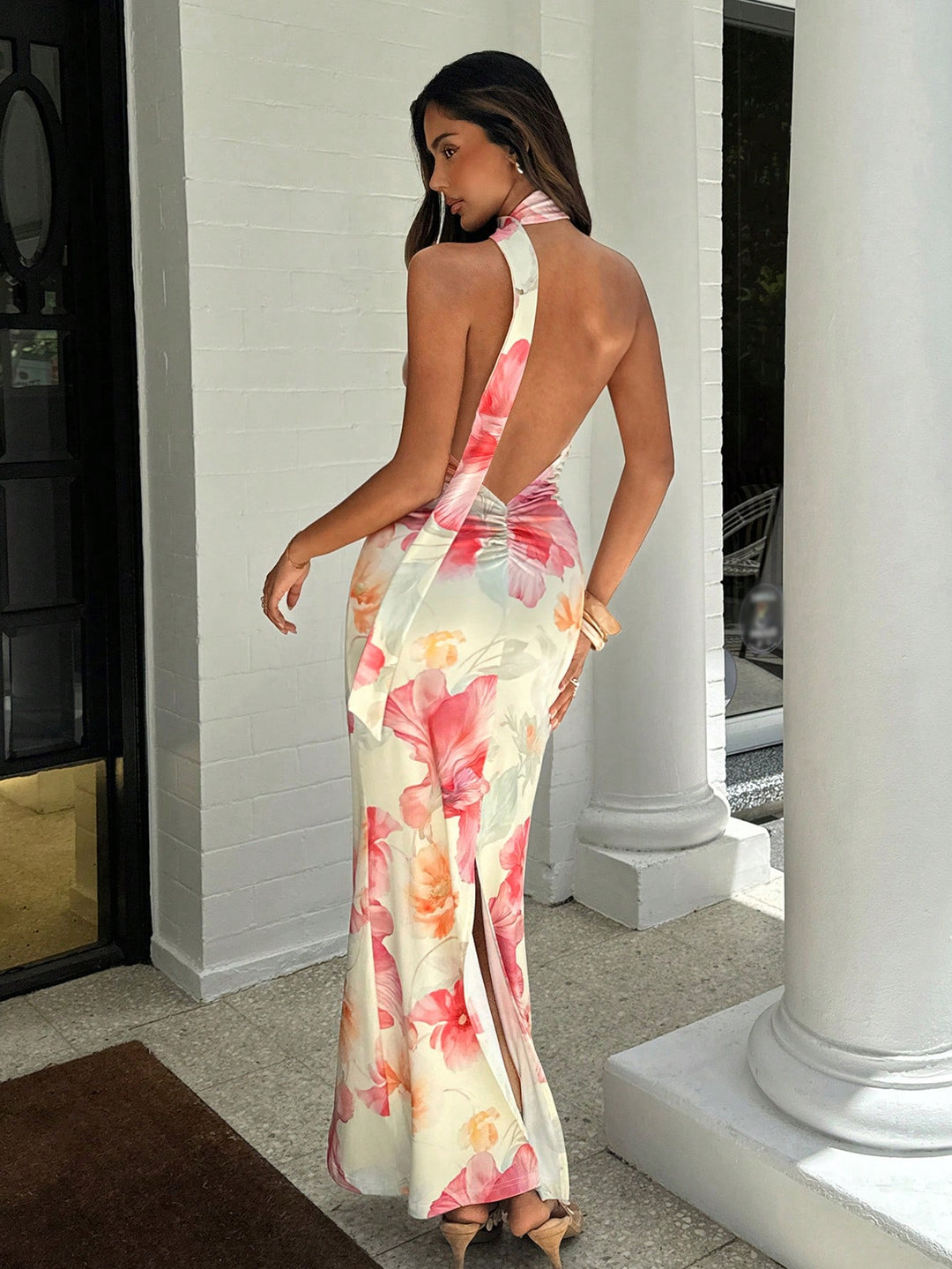 Rochie maxi SHEIN, mix culori